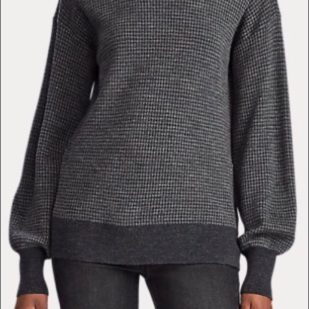 NWT Ralph Lauren Wool Blouson-Sleeve Sweater in S